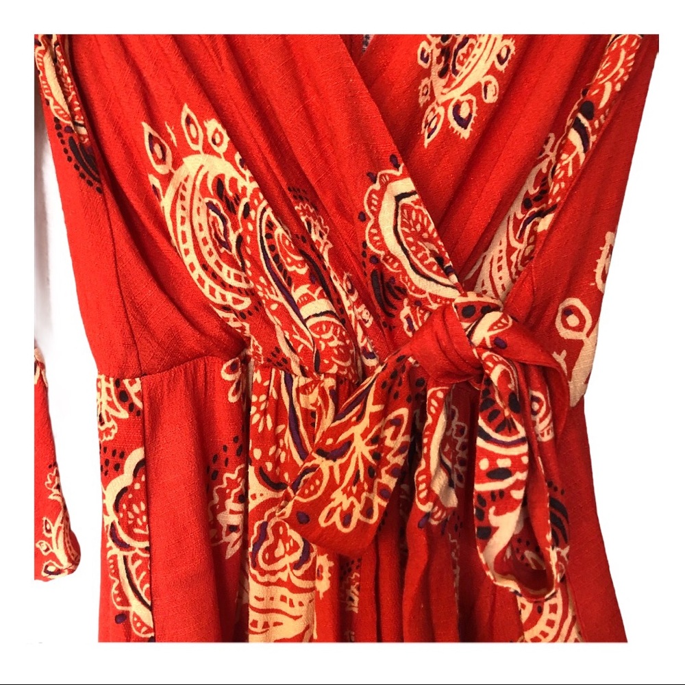 Free People All The Right Ruffles Romper Sz Small - Picture 2 of 11